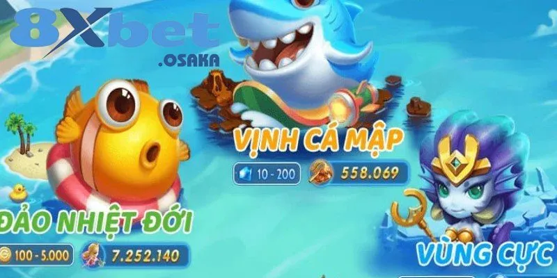 Bắn Cá Tiểu Tiên Cá 8Xbet – Trò Chơi Săn Cá Đỉnh Cao 4 Nhiều level săn cá hấp dẫn